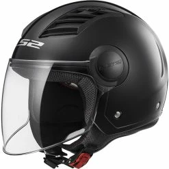 Outlet ⌛ Plastic Ls2 Airflow L Of562 Solid Helmet Black 🔔