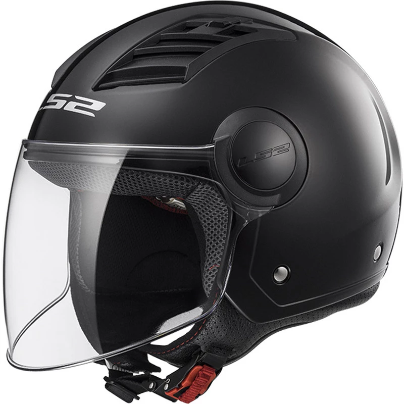 Outlet โ Plastic Ls2 Airflow L Of562 Solid Helmet Black ๐