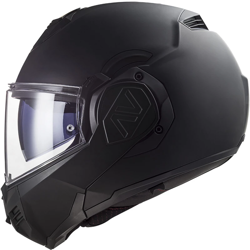 Budget 🎁 Plastic Ls2 Ff906 Advant Noir Modular Helmet Black 🔥 - Image 2