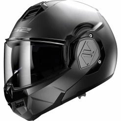 Promo 🔔 Plastic Ls2 Ff906 Advant Solid Modular Helmet Titanium Matt 👏