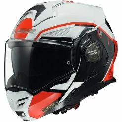 Discount 🔥 Fiber Ls2 Ff901 Advant X Metryk Helmet White Red ⭐