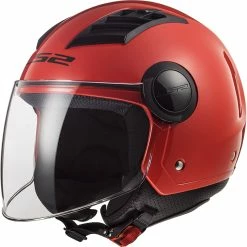Coupon 🧨 Plastic Ls2 Airflow L Of562 Solid Helmet Red 🎉