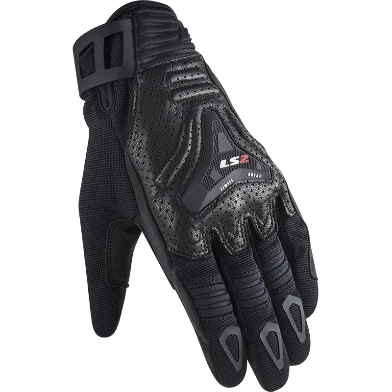 Best Pirce 💯 Racing Ls2 All Terrain Gloves Black 🎁
