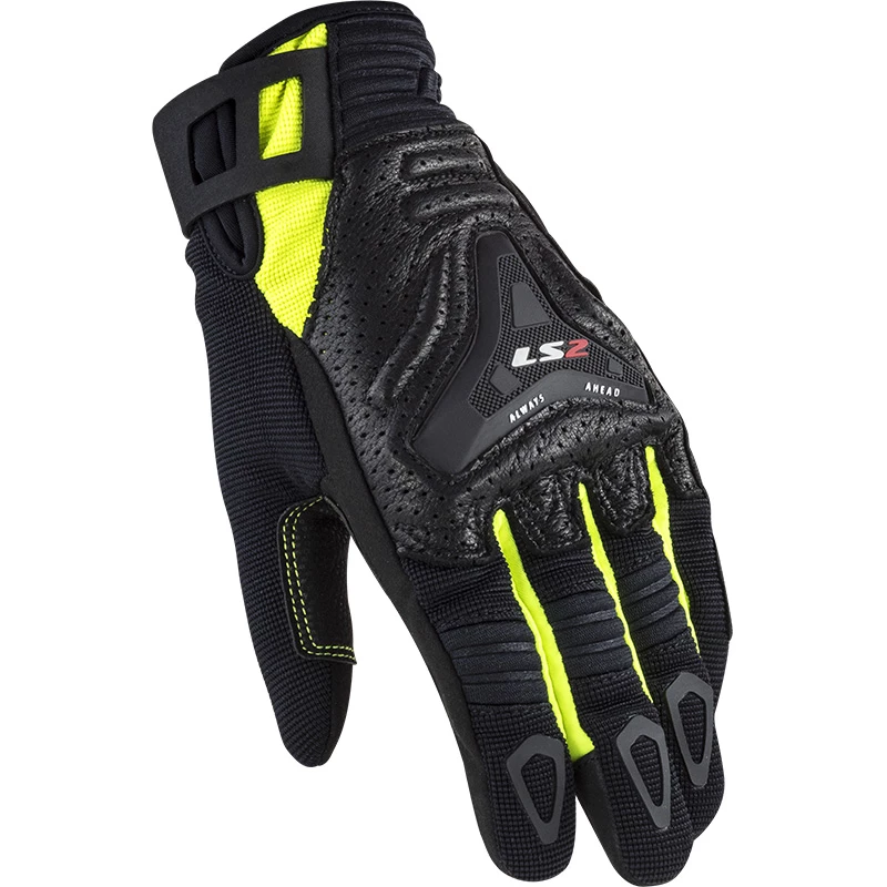 Flash Sale ๐คฉ Racing Ls2 All Terrain Lady Gloves Black Hv Yellow ๐งจ