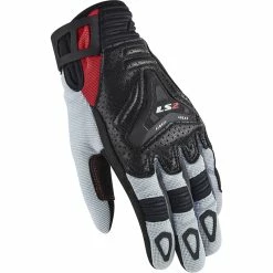 Hot Sale 😍 Racing Ls2 All Terrain Lady Gloves Grey Red 😍