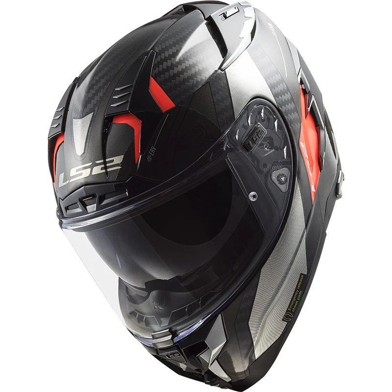 New ๐ Fiber Ls2 Ff327 Challenger Carbon Alloy Chrome Orange ๐ - Image 2