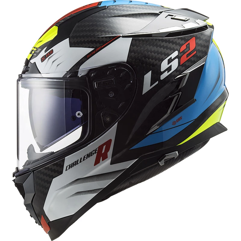 Coupon ✨ Fiber Ls2 Ff327 Challenger Carbon Sporty Helmet White 🎉 - Image 2