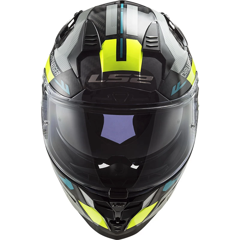 Hot Sale ๐งจ Fiber Ls2 Ff327 Challenger Carbon Thorn Helmet Hv Yellow ๐ - Image 3