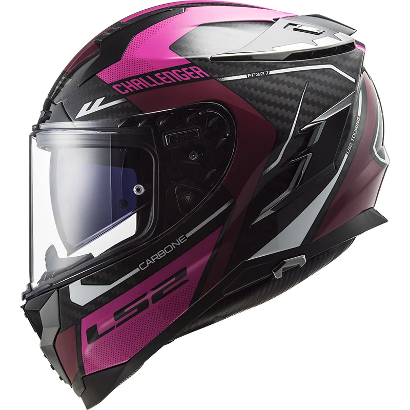 Best Pirce ๐ Fiber Ls2 Ff327 Challenger Carbon Thorn Helmet Pink โค๏ธ - Image 2