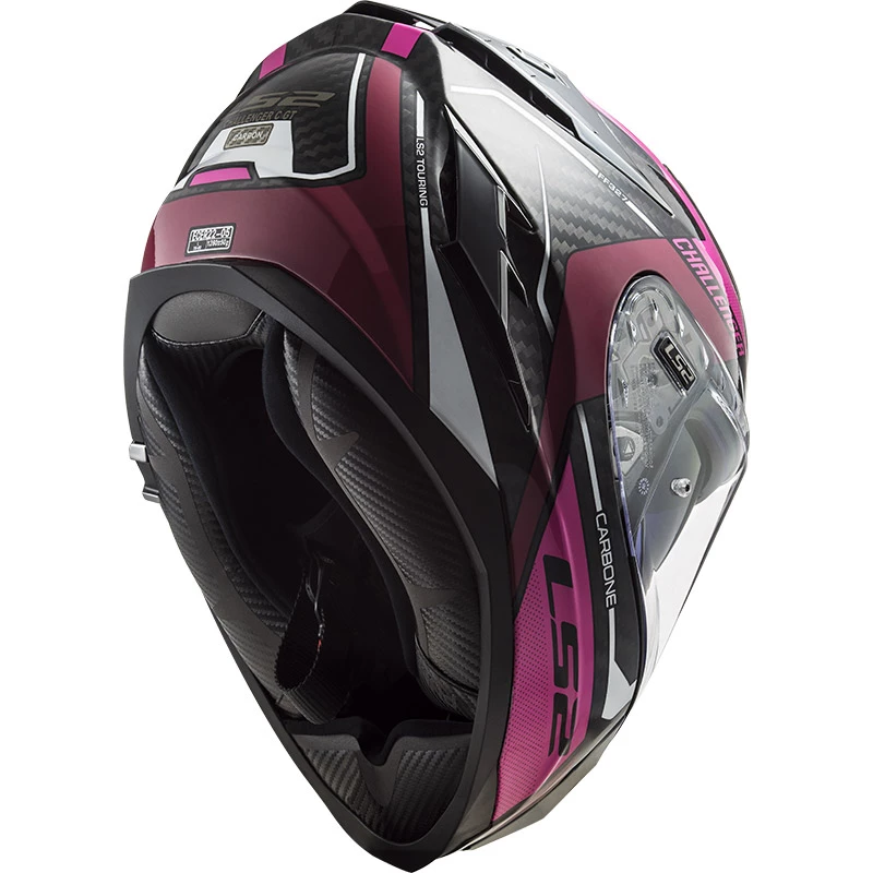 Best Pirce ๐ Fiber Ls2 Ff327 Challenger Carbon Thorn Helmet Pink โค๏ธ - Image 4