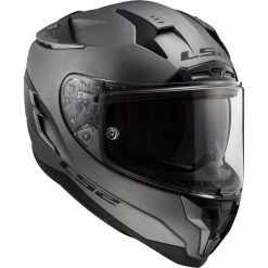 Cheap 🌟 Fiber Ls2 Ff327 Challenger Solid Matt Titanium 💯