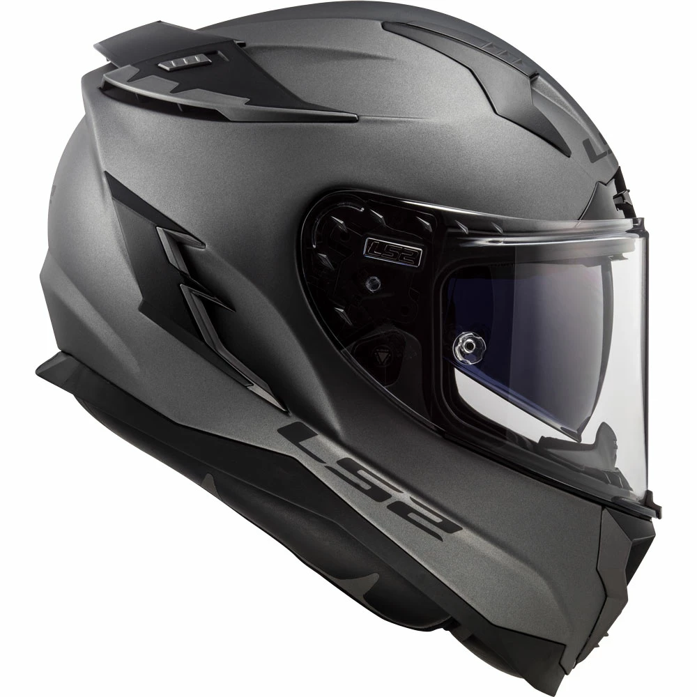 Cheap 🌟 Fiber Ls2 Ff327 Challenger Solid Matt Titanium 💯 - Image 2