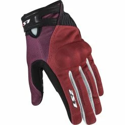 Deals 😉 Summer Ls2 Dart 2 Lady Gloves Grey Red ❤️