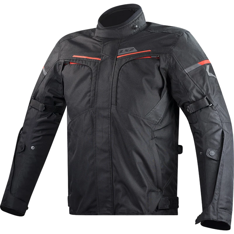 Outlet π― Textile Ls2 Endurance Jacket Black Red π§¨