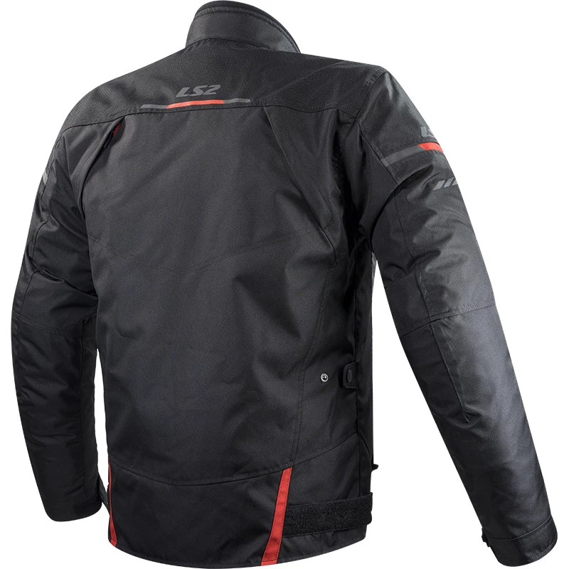 Outlet π― Textile Ls2 Endurance Jacket Black Red 𧨠- Image 2