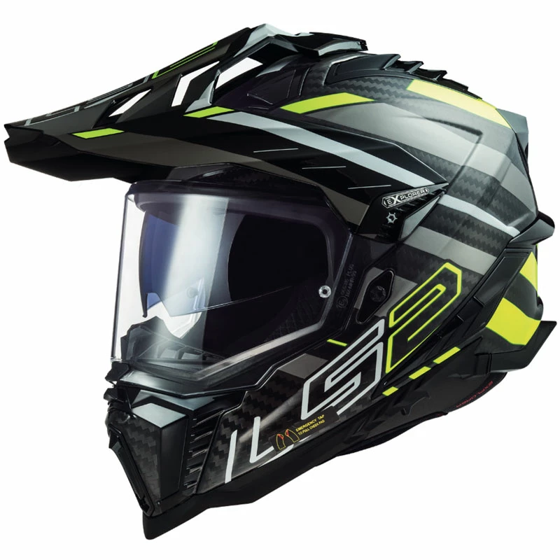 Best reviews of 😍 Crosstourer Ls2 Mx701 Explorer Carbon Edge Helmet Yellow ❤️