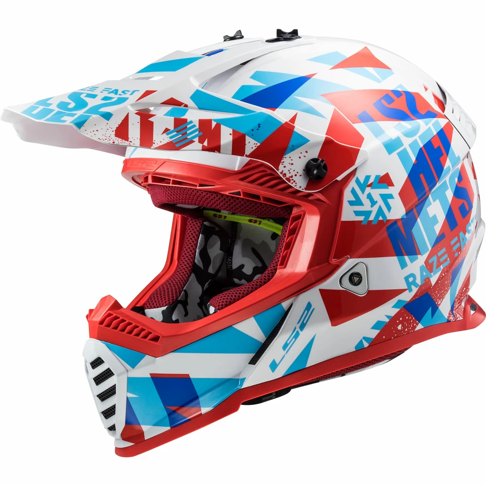Cheap β Plastic Ls2 Mx437 Fast Evo Funky Red White π
