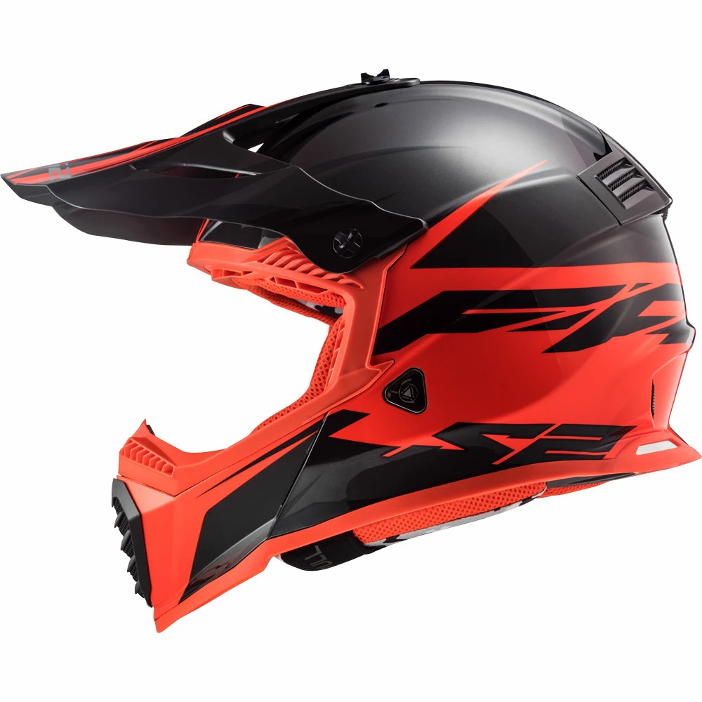 Deals π Plastic Ls2 Mx437 Fast Evo Roar Matt Black Red 𧨠- Image 2