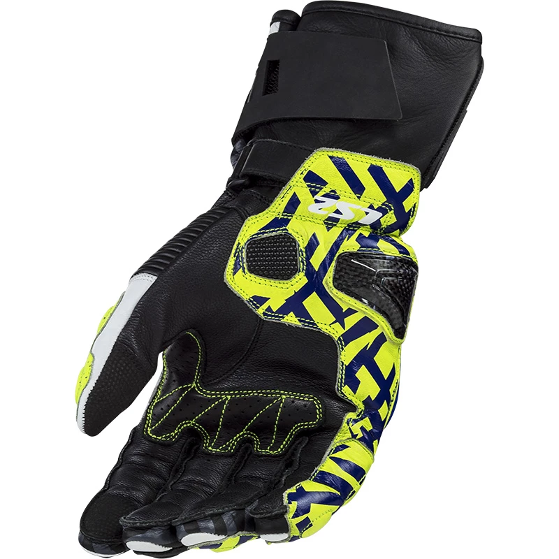 Best deal 😍 Racing Ls2 Feng Gloves Black Blue 😉 - Image 2