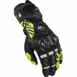 Discount 😀 Racing Ls2 Feng Gloves Black Hv Yellow ⭐