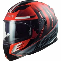 Deals ⌛ Plastic Ls2 Ff320 Stream Evo Shadow Helmet Red White 😉