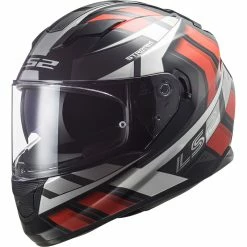 Cheapest 🥰 Plastic Ls2 Ff320 Stream Evo Loop Helmet Black Red 💯