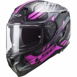 Promo 🎁 Fiber Ls2 Ff327 Challenger Spin Helmet Titanium Pink 👏