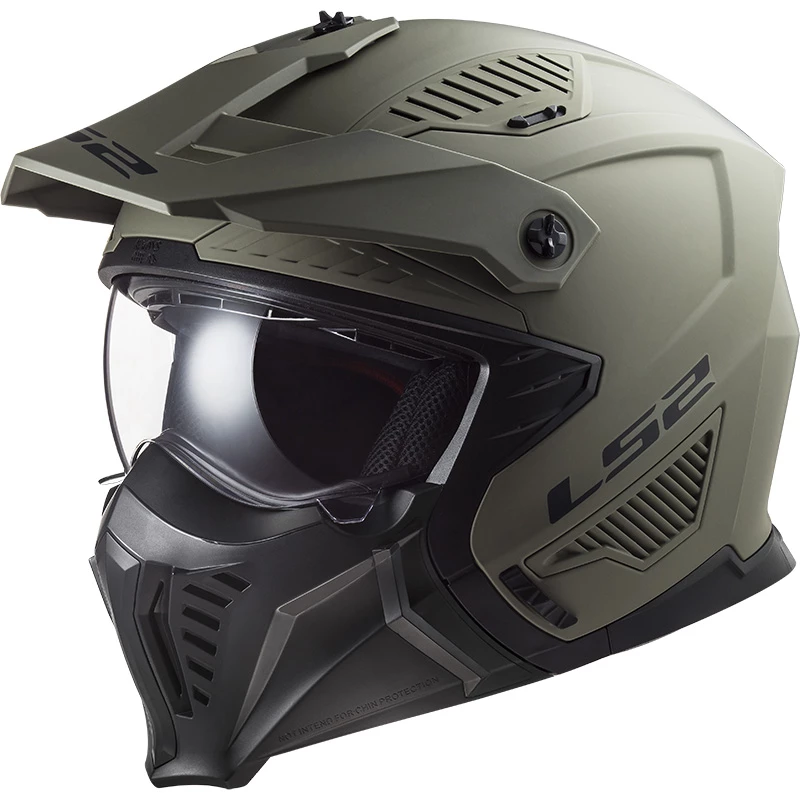 Brand new ๐ Removable Chin Ls2 Ff606 Drifter Solid Helmet Sand Matt ๐