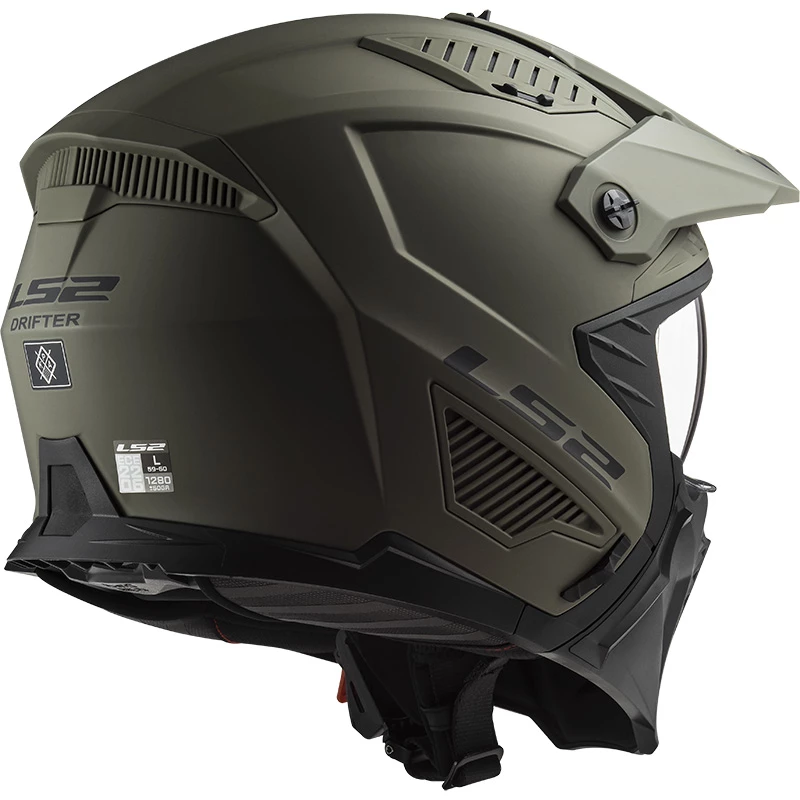 Brand new ๐ Removable Chin Ls2 Ff606 Drifter Solid Helmet Sand Matt ๐ - Image 2