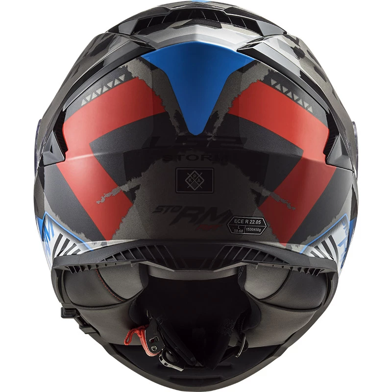 Buy π Plastic Ls2 Ff800 Storm Sprinter Helmet Black Red Titanium β - Image 5