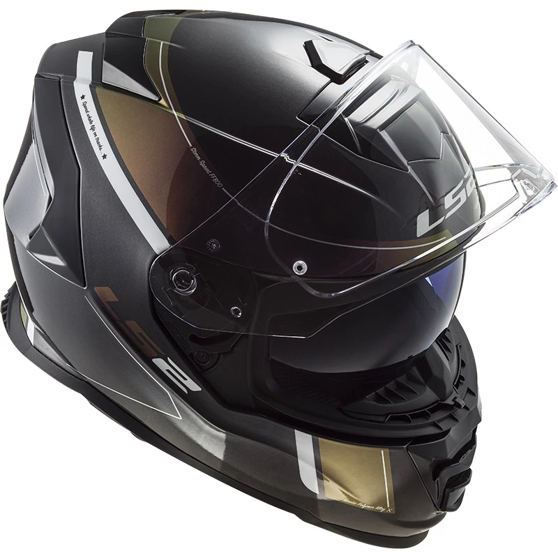Best Sale β€οΈ Plastic Ls2 Ff800 Storm Velvet Helmet Black Rainbow π - Image 2