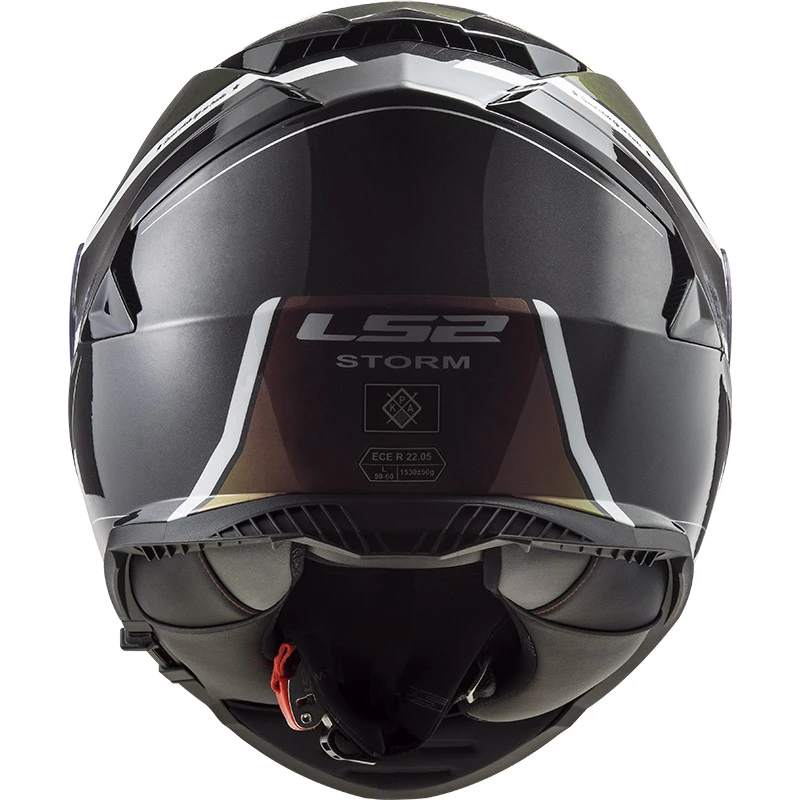 Best Sale β€οΈ Plastic Ls2 Ff800 Storm Velvet Helmet Black Rainbow π - Image 5