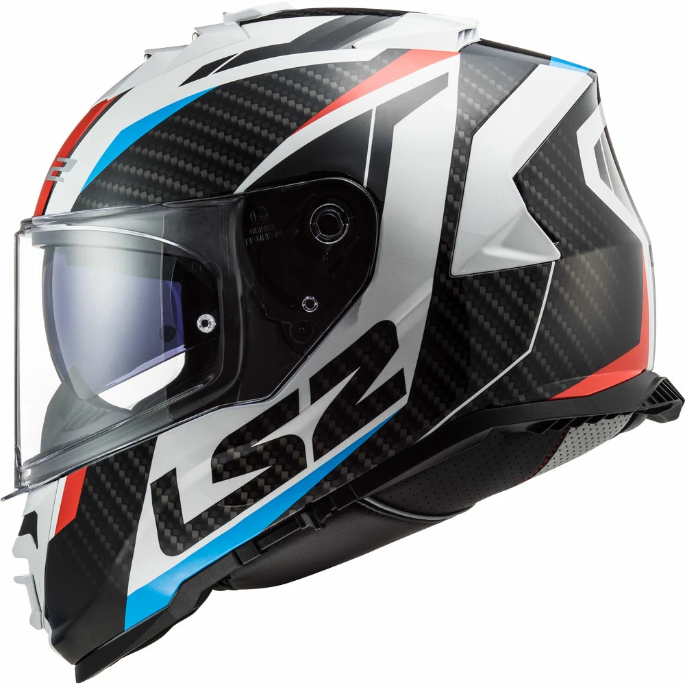 Promo π Plastic Ls2 Ff800 Storm Racer Blue Red π - Image 2
