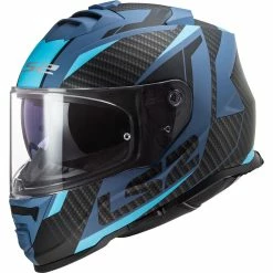 Promo ✨ Plastic Ls2 Ff800 Storm Racer Blue Matt ⌛