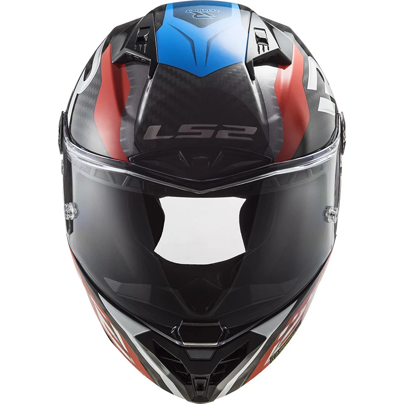 Flash Sale π Fiber Ls2 Ff805 Thunder Carbon Supra 06 Helmet Red Blue β¨ - Image 5