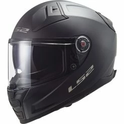 Budget ✨ Fiber Ls2 Ff811 Vector 2 Solid Helmet Black Matt 🔥