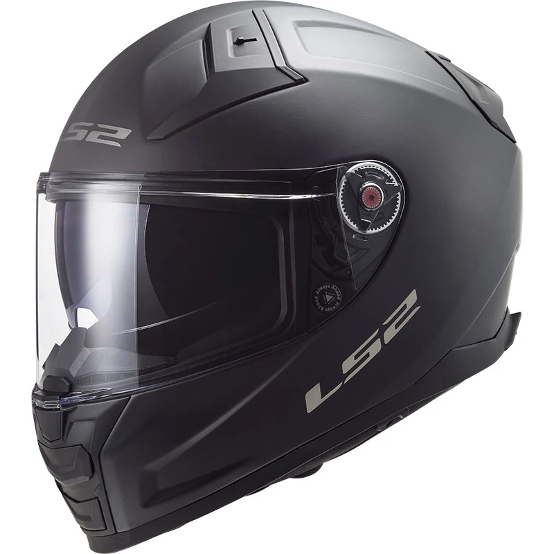 Budget ✨ Fiber Ls2 Ff811 Vector 2 Solid Helmet Black Matt 🔥