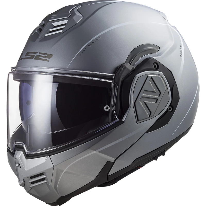 Budget 😍 Plastic Ls2 Ff906 Advant Special Modular Helmet Silver 💯