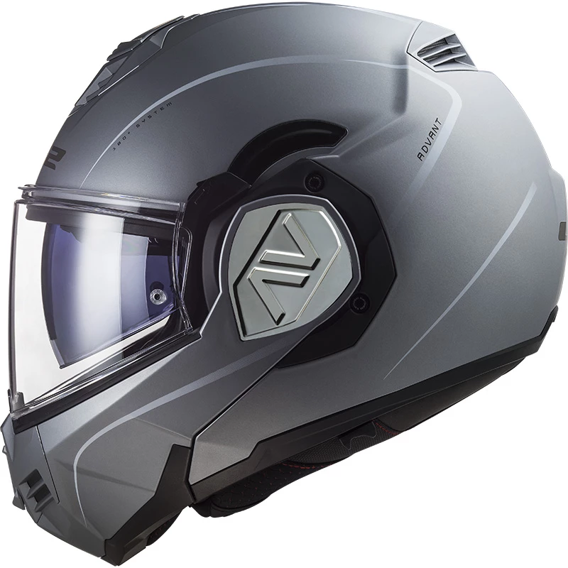 Budget 😍 Plastic Ls2 Ff906 Advant Special Modular Helmet Silver 💯 - Image 3