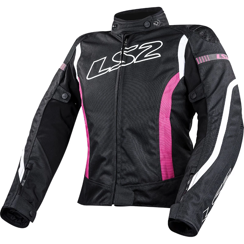 Budget β Textile Ls2 Gate Lady Jacket Black Pink π₯°