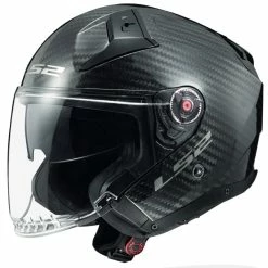 Best deal ⭐ Fiber Ls2 Of603 Infinity 2 Carbon Solid Helmet Black 🔥