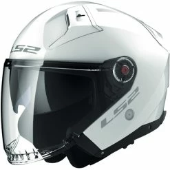 Flash Sale 🎁 Fiber Ls2 Of603 Infinity 2 Solid Helmet White 👍