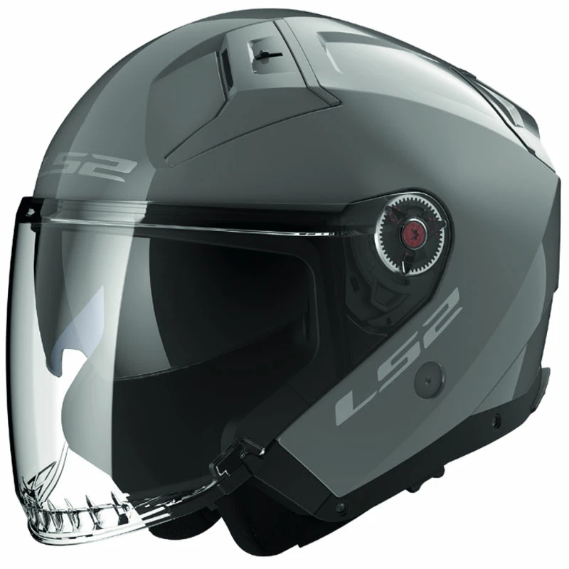 Cheapest 😉 Fiber Ls2 Of603 Infinity 2 Solid Helmet Nardo Grey 🛒