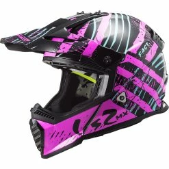 Best reviews of 😍 Plastic Ls2 Mx437 Fast Evo Verve Helmet Black Pink Fluo 🎁