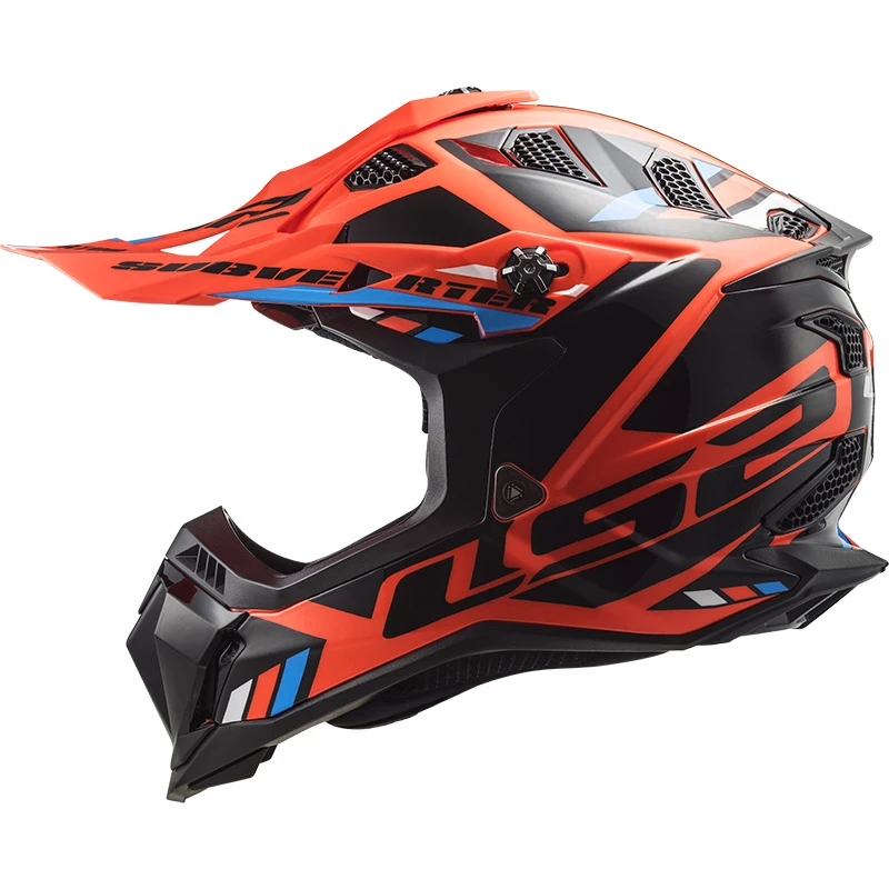 Flash Sale 🛒 Plastic Ls2 Mx700 Subverter Evo Stomp Helmet Orange Fluo 🥰 - Image 2