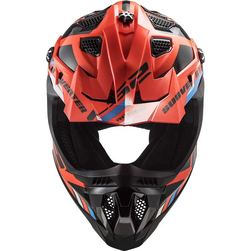 Flash Sale 🛒 Plastic Ls2 Mx700 Subverter Evo Stomp Helmet Orange Fluo 🥰 - Image 3