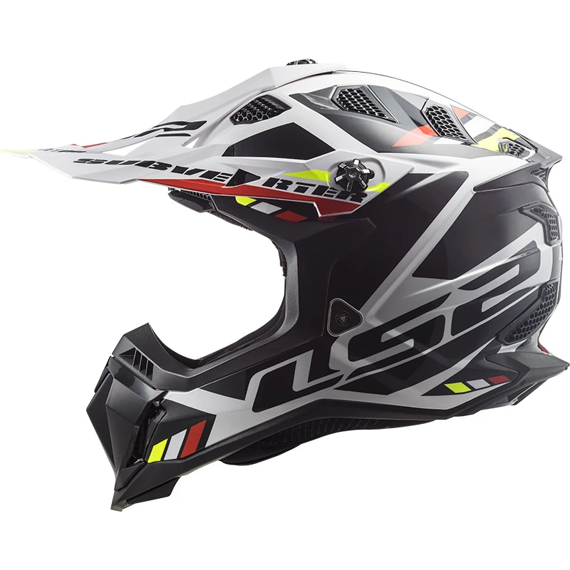 Best Pirce 🥰 Plastic Ls2 Mx700 Subverter Evo Stomp Helmet White Black ❤️ - Image 2