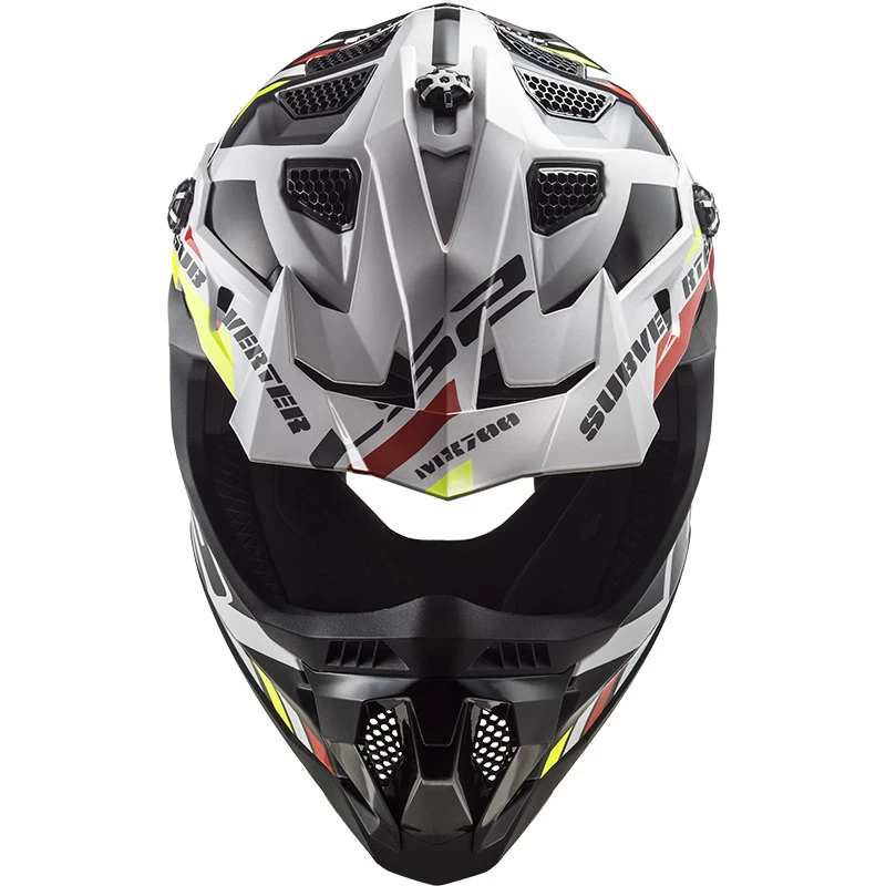 Best Pirce 🥰 Plastic Ls2 Mx700 Subverter Evo Stomp Helmet White Black ❤️ - Image 3