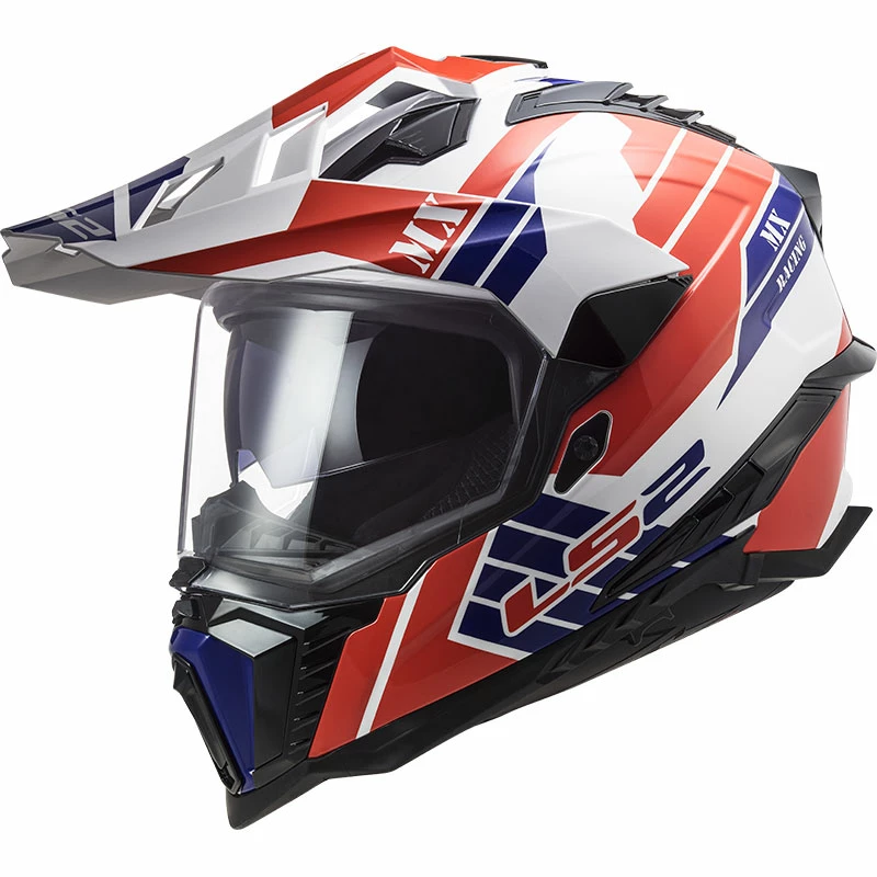 Hot Sale ๐ Crosstourer Ls2 Mx701 Explorer Atlantis Helmet White Red Blue ๐