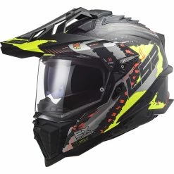 Budget ⌛ Crosstourer Ls2 Mx701 Explorer Carbon Extend Helmet Yellow Matt 🌟